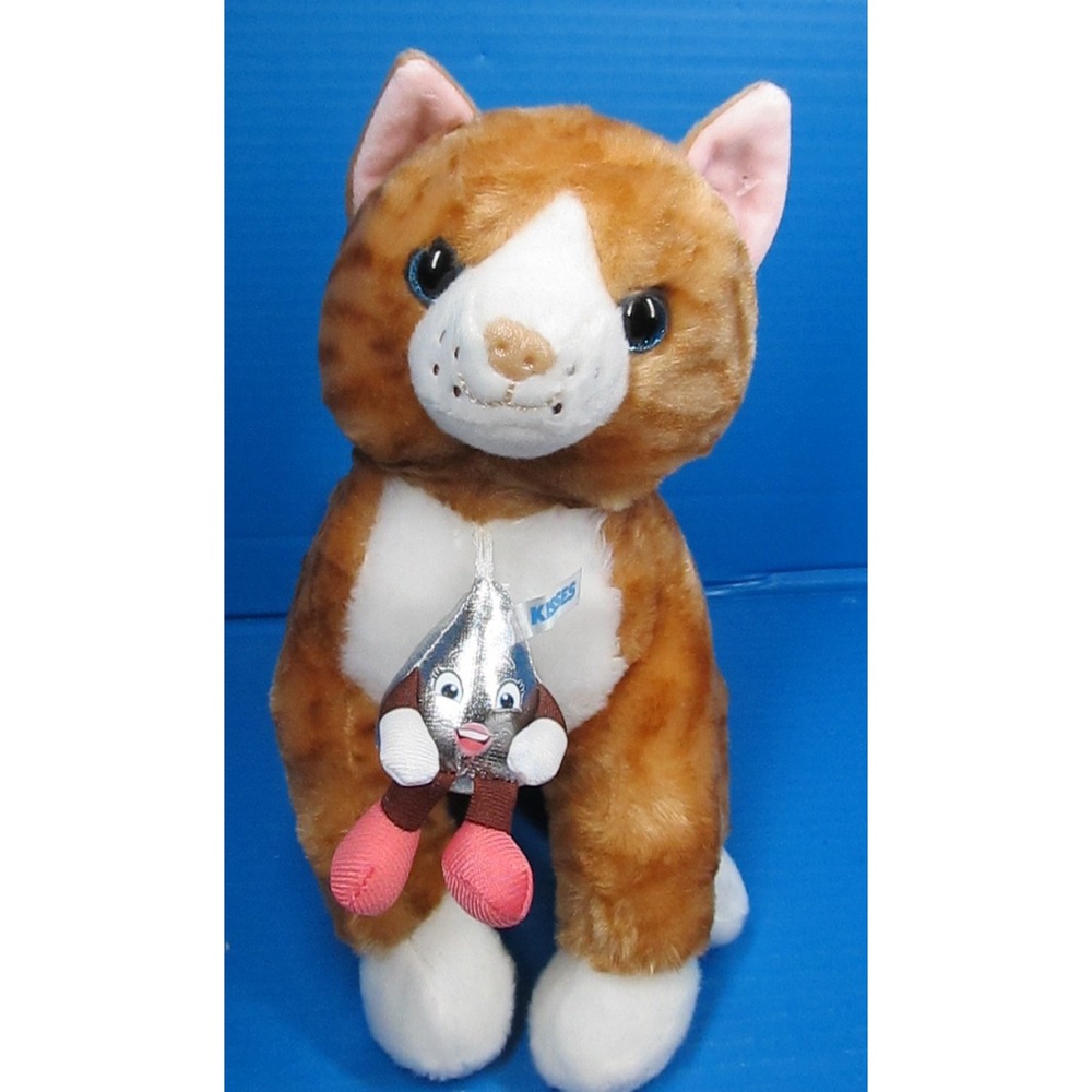 Petting Zoo Hersheypark Kisses the Orange Tabby Cat w/Hershey Kisses Charm Plush